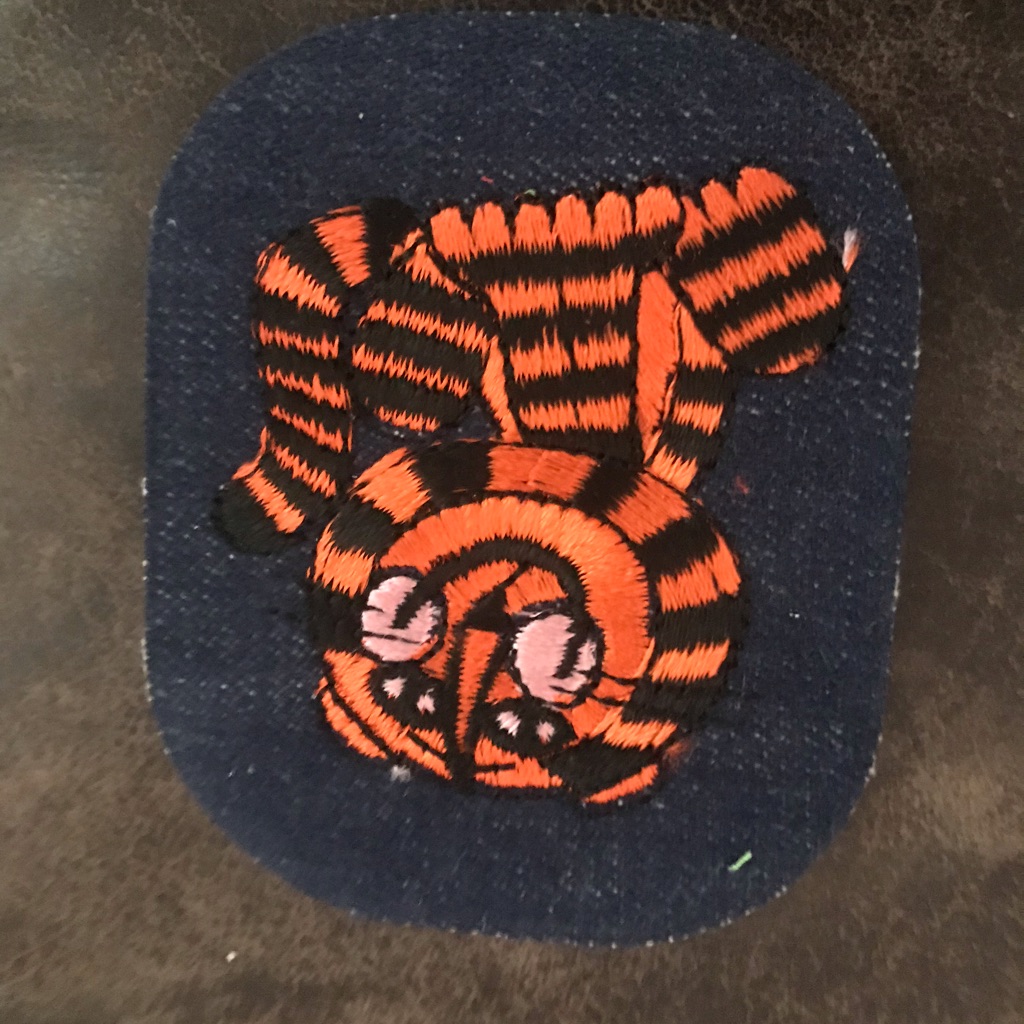 Denim Tiger Patch